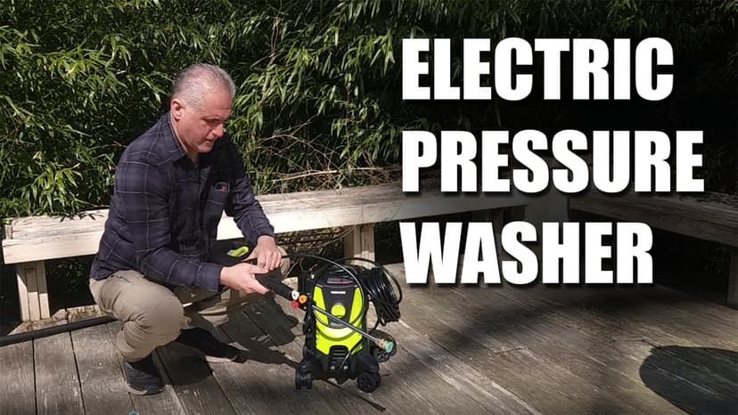 Electric Pressure Washer, 3500 PSI 2.4 GPM Power Washer with Anti-Tipping Technology, 4 Quick Connect Nozzles, Foam Cannon, Stainless Steel Lance, High Pressure Washer for Cars/Fences/Driveways/Patios