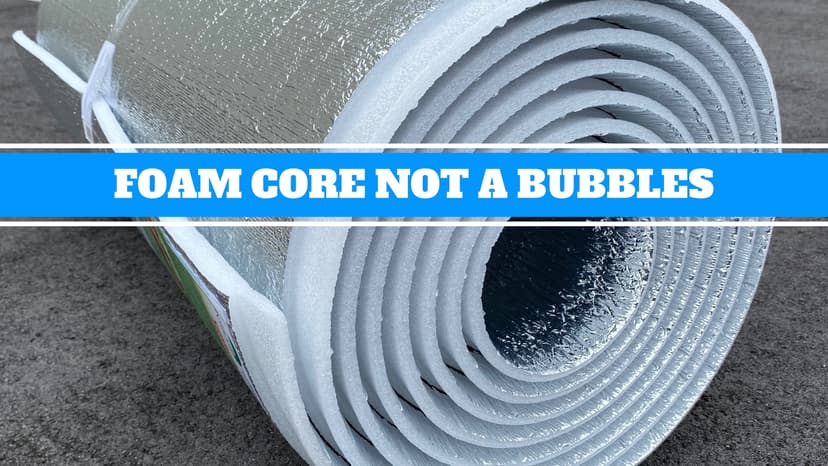 INSULATION MARKETPLACE SmartSHIELD -3mm 48inx10ft ReflectiveINSULATION roll, Foam Core Radiant Barrier, ThermalINSULATION Shield - Engineered Foil