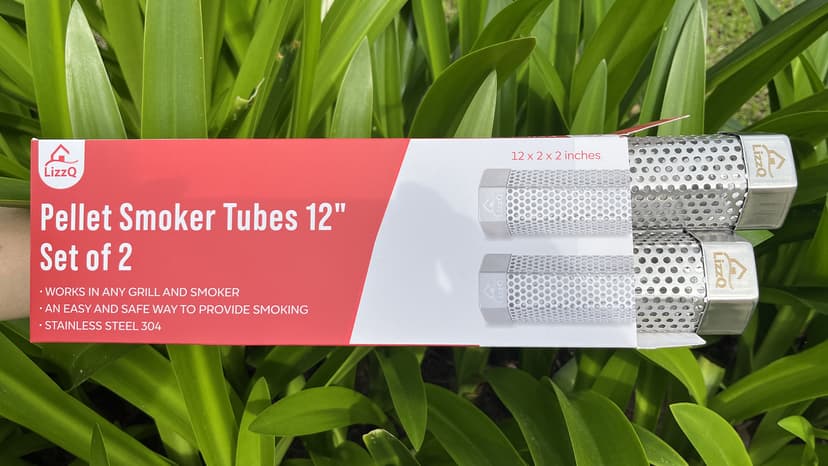 Premium Pellet Smoker Tube 12" (Set of 2) - 5 Hours of Billowing Smoke, Hot or Cold Smoking, for Any Grill or Smoker, An Easy and Safe Way to Provide Smoking, Free eBook Grilling Ideas & Recipes