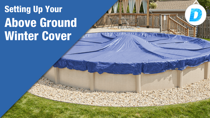 Doheny’s Commercial-Grade Winter Pool Covers for Above Ground Pools | Featuring Doheny’s Exclusive Tear Resistant Weave | The Best Winter Covers for Le$$! (12' x 24' Oval, Economy - 4 Yr.)