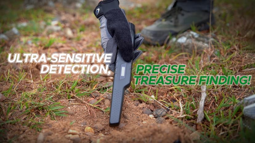 Metal Detector Pinpointer Chargeable - Waterproof Hand-held Metal Detectors Wand with One-Key Interference Elimination, Superhet-Tec Pin Pointer Metal Detector Accessories for Adults&Kids