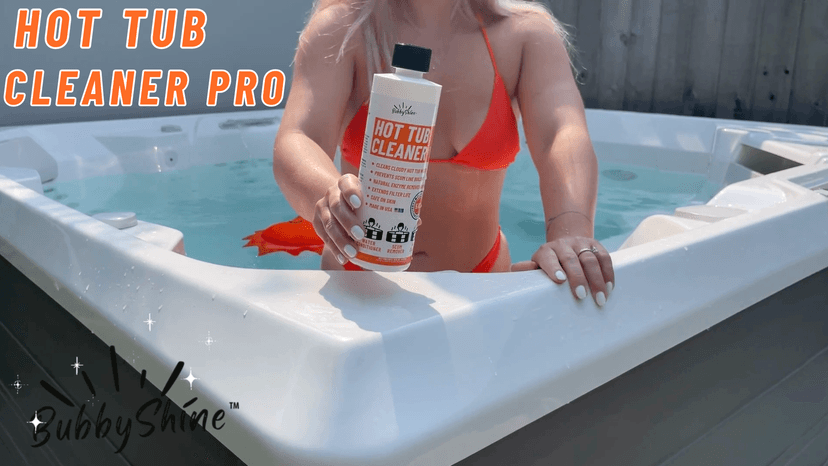 5in1 Weekly Spa Protector All in One Hot Tub Cleaner - Natural Enzyme Clarifier, Conditioner, Inflatable Hot Tub Chemicals Starter Kit, Spa Chemicals for Hot Tub Spa Cleaner, 16 Weeks