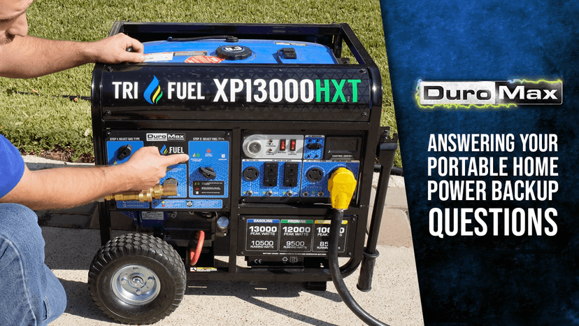 DuroMax XP7000iH 7,000-Watt Dual Fuel Portable Digital Inverter Generator - Gas & Propane, Remote Electric Start, RV & Emergency Ready