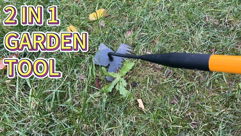Weed Puller Tool, Heavy Duty Long Handle Stand Up Manual Weeder Remove for Yard Lawn Patio Garden -55Inch