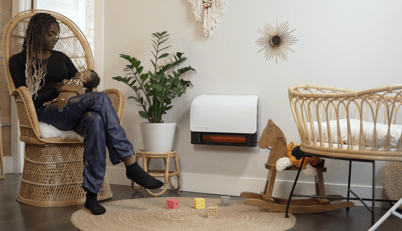 Heat Storm HS-1500-PHX-WIFI Infrared Heater, Wifi Wall Mounted