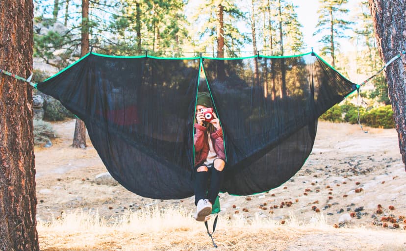 Wise Owl Outfitters Hammock Bug Net - The SnugNet Mosquito Net for Hammocks - Premium Quality, Waterproof, Mesh Hammock Netting w/Double-Sided Zipper - Essential Camping Gear