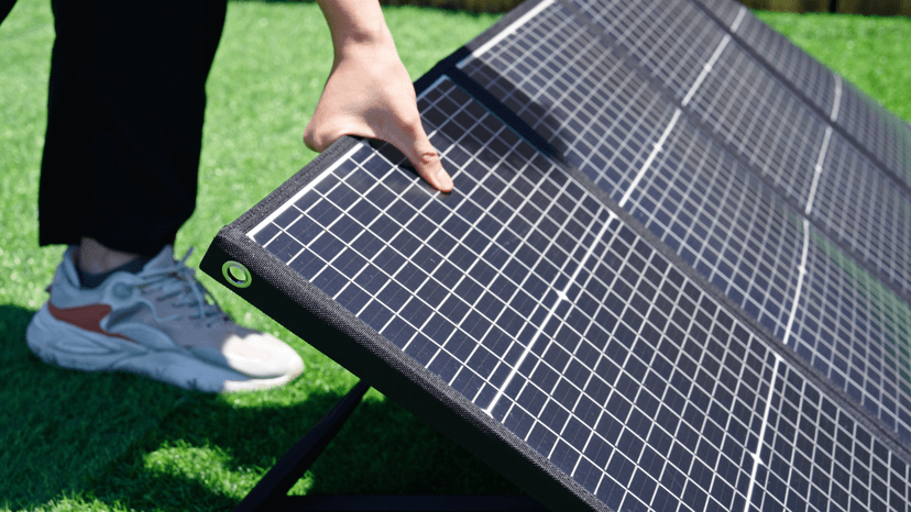 BALDR Solar Panels 200W Monocrystalline Portable Folding Solar Charger for Solar Generators and Portable Power Stations，Solar Panel Kit for Camping, Off Grid Living