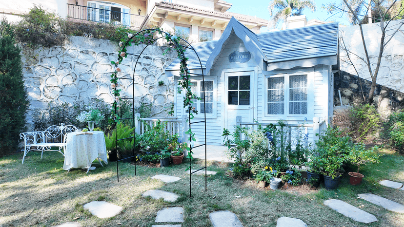 7.9 Ft H x 4.6 Ft W Metal Pergola Arbor, Easy to Assemble, for Various Climbing Plant Wedding Garden Arch Bridal Party Decoration Wide Arbor, 1 Pack