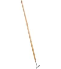 Weed Puller, Crack Weeder Cultivator Garden Hand Tool, Durable Curved Head Hook & Wooden Handle, Garden Digging, Edging, Planting Remover for Patio Lawn Yard Moss Terrace Paving