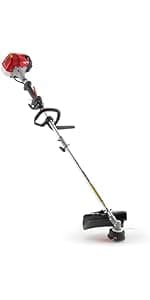 25.4cc Gas-Powered 2-Cycle Attachment Capable Powerhead, Lightweight Grass Trimmer for Garden Edging & Lawn Care (Edger Combo)