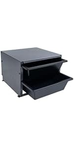 Current® Model G Dual Zone Grill, Slate – Smart, Electric Grill, Apartment-Friendly - 24653014DG