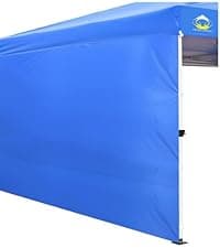 CROWN SHADES 10x10 Pop Up Canopy - Beach Tent with One Push Setup - Easy Outdoor Sun Shade for Events, Parties, Camping - Gazebo with STO-N-Go Cover Bag, Silver Coated Top, Green