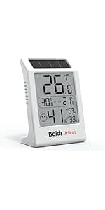 Pool Thermometer Solar Digital Floating, High Precision Large Screen Without Fogging with Double-Sided Display Screen for Swimming Pool, Aquarium, Spa, Hot Spring, Ponds