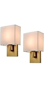 YUBOLE White LED Wall Light No Flicker 17W 4000K Natural Light, CRI 80 Modern Design, Energy-Efficient Indoor Wall Sconce Lighting for Bedroom, Cabinet, Hallway