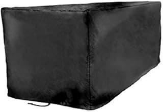 Sturdy Covers Deck Box Defender Cover - All-Season Outdoor Deck Box Cover (Black, Large)