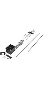 Royal Gourmet GA6402S 6-Burner Propane Gas Grill with Side Burner and Warming Rack, 74,000 BTUs, Cabinet Style Outdoor BBQ Grill for Barbecue Grilling & Backyard Cooking, Silver