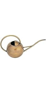 Achla Designs Dainty Hammered Copper Watering Can, 3 Pint
