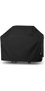 Unicook Grill Cover 55 Inch for Outdoor Grill, Heavy Duty, Waterproof, Fade Resistant, BBQ Cover with Handles/Straps/Air Vents, Compatible with Weber Charbroil Nexgrill Gas BBQs etc