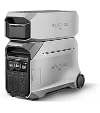 EF ECOFLOW 8kWh Home Battery Backup: 2 DELTA Pro 3 with 50 Amp Hub, 120/240V 8000W AC Output, Solar Generator for Home Use, Camping Accessories, Emergencies, Power Outages, RVs