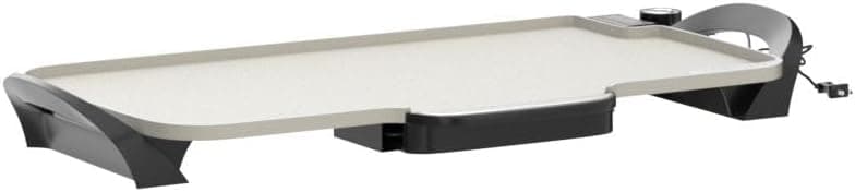 Presto 07062-22-Inch Ceramic Removable Handles Electric Griddle, 22 Inch, Black