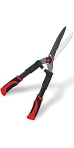 GARTOL Pruner for Garden, Cut Upto 1/2 Inch & Hold Pole Pruner, Lightweight Fruit Picker with 180 Degree Rotating Handle, Long Reach Tree Branch Cutter with Aluminum Pole, 4.2 FT, Silver