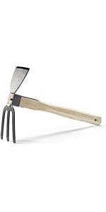 12.6’’ Garden Hand Trowel, Soil Scoop Wooden Handle, Stainless Steel Potting Shovel Spoon, for Flower Vegetables Soil Transplanting, Weeding, Moving, Digging, Planting Garden Plant