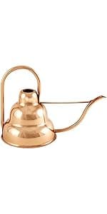 Achla Designs Dainty Hammered Copper Watering Can, 3 Pint