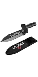 DR.ÖTEK Metal Detector for Adults Professional, Pinpoint Metal Detector Waterproof Gold and Silver, Higher Accuracy, Bigger LCD Display, Strong Memory Mode, 10" IP68 Coil, New Advanced DSP Chip