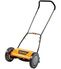 LawnMaster LMRM1801 Push Reel Lawn Mower 18-Inch 5-Blade