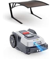 Robot Lawn Mower Boundary Wire-Free T1200Pro 2025 Version, Unlimited Mowing Zones, Customized Mowing Setting, RTK+ Real-time AI Vision Navigation and Obstacle Avoidance