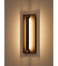 LEONLITE Dimmable LED Up Down Wall Light, 100-277V, CRI 90+, UL Listed IP65 Waterproof, 10%-100% Dimmable for Commercial Outdoor, 14 Inch Modern Porch Light, 1200LM 3000K, Pack of 2