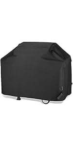 Unicook Grill Cover 55 Inch for Outdoor Grill, Heavy Duty, Waterproof, Fade Resistant, BBQ Cover with Handles/Straps/Air Vents, Compatible with Weber Charbroil Nexgrill Gas BBQs etc
