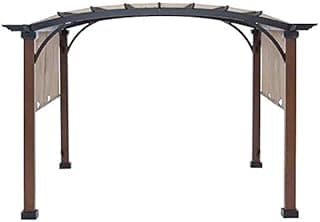 ontheway Replacement Sling Canopy for for A+R Freestanding Pergola Sold at Lowe's,10x10ft #L-PG152PST-B (Size: 200" (L) x 103" (W)) Beige