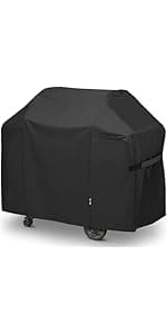 Unicook Grill Cover 55 Inch for Outdoor Grill, Heavy Duty, Waterproof, Fade Resistant, BBQ Cover with Handles/Straps/Air Vents, Compatible with Weber Charbroil Nexgrill Gas BBQs etc
