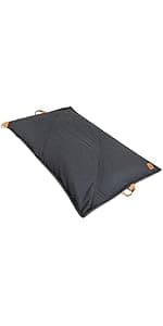 Big Joe Lux Lagoon Lounger Pool Float, Navy and Ivory Cape Stripe, Premier Mesh, Durable UV Protected Polyester Blend, No Inflation Needed