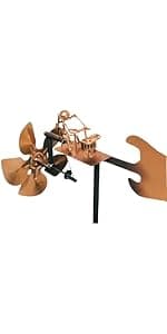 Handmade Metal Drummer Windmill, Drummer Windmill Garden Decoration, Percussionist Music Figurines,Fun Wind-Powered Sculpture Home Decor