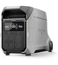 EF ECOFLOW 12kWh Portable Power Station: DELTA Pro 3 with 2 Extra Battery, 120/240V 4000W AC Output, Solar Generator for Home Use, Camping, Emergencies, Power Outages, RVs, and Outdoor Generators