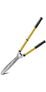 12.6’’ Garden Hand Trowel, Soil Scoop Wooden Handle, Stainless Steel Potting Shovel Spoon, for Flower Vegetables Soil Transplanting, Weeding, Moving, Digging, Planting Garden Plant