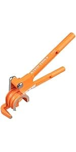 Klein Tools 2401R Right-Cutting Offset Snips, Aviation Tin Snips with Forged Blade for Precision Sheet Metal Cutting