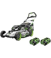 EGO POWER+ Electric Lawn Mower, Self-Propelled Cordless with Select Cut and Touch Drive, Includes (2) 56V 6.0Ah Batteries and Rapid Charger - LM2134SP-2