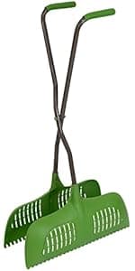 AMES Leaf Grabber Rake with Long Handle & Cushioned Grip for Leaves, Lawn Clippings, Twigs, Yard Waste