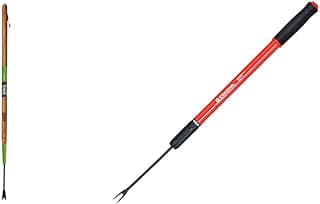 AMES 2942100 Forged Dandelion Weeder with Hardwood Handle & Corona GT3040 Extendable Handle Weeder, Red