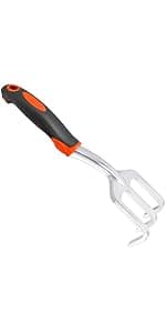 Garden Shovel Garden Hand Trowel, Heavy Duty Hand Shovel with Ergonomic Handle, Small Gardening Tools for Digging, Rust Resistant Gardening Spade Trowel Tools, Orange