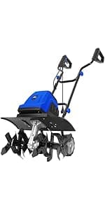 BILT HARD 18 Inch Electric Tiller Cultivator, Corded 15 Amp 6 Steel Tines Tillers for Gardening, Garden Rototiller for Soil Digging with Adjustable Wheels