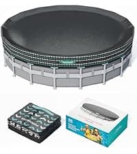 2024 Upgrade 2 Sets Poolside Storage Basket, Above Ground Pool Accessories, Swimming Pool Storage Basket with Pool Cup Holder, Poolside Storage to Organize Cup Towel