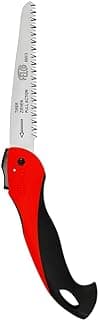 FELCO Folding Saw (F 600) - Classic Tree Pruning Saw with Pull-Stroke Action, Red