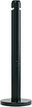 Rubbermaid Commercial Products Metal Smoker’s Pole, Round, Steel Black, Cigarette Butt Receptacle/Disposable, Outdoor Ashtray for Offices/Malls/Parks
