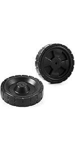7 Inch 70-05-104 DGF493BNP DGH474CRP Wheels Replacement Parts for Dyna Glo Grill Wheels DGF510SBP DGH450CRP DGH450CRP-D DGH450CRP-D DGB494SPB Plastic Black Gas Grill Wheel Replacement 2 pcs
