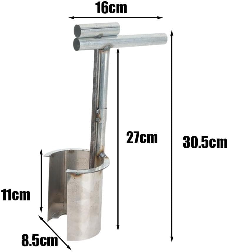 Bulb Planter Tool, 2025 New Plant and Fruit Tree Seedling Transplanter,Heavy Duty Stainless Steel Seed Planting Tools for Digging Holes Sowing Plant Bulb