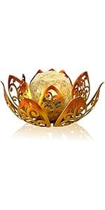 Solar Buddha Statue Outdoor Lights - Waterproof Garden Statue with Lotus, Meditation Zen Spiritual Room Decor for Yard, Patio, Buddha Statue for Home Garden Decor Indoor